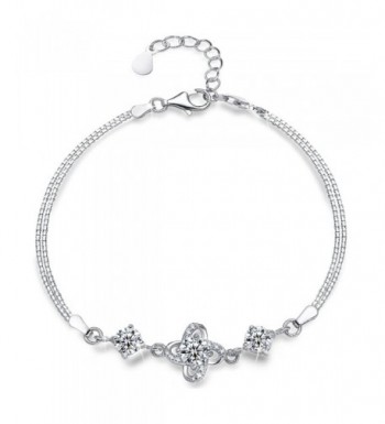 Sterling Silver Bracelet Presentski Diamond