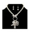 Western Peak Necklace Horseshoe Longhorn