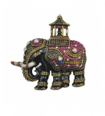 TTjewelry Vintage Elephant Animals Multi color