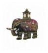 TTjewelry Vintage Elephant Animals Multi color