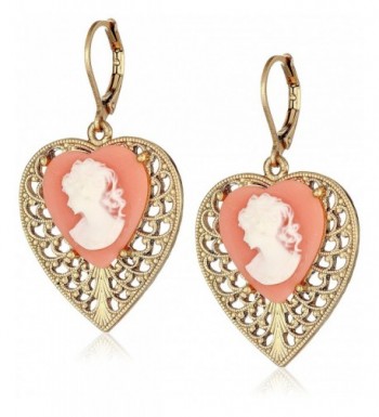 1928 Jewelry Gold Tone Filigree Earrings