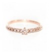 Dainty Delicate Flower Pave Band