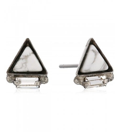 Sorrelli Collection Triangle Semi Precious Earrings