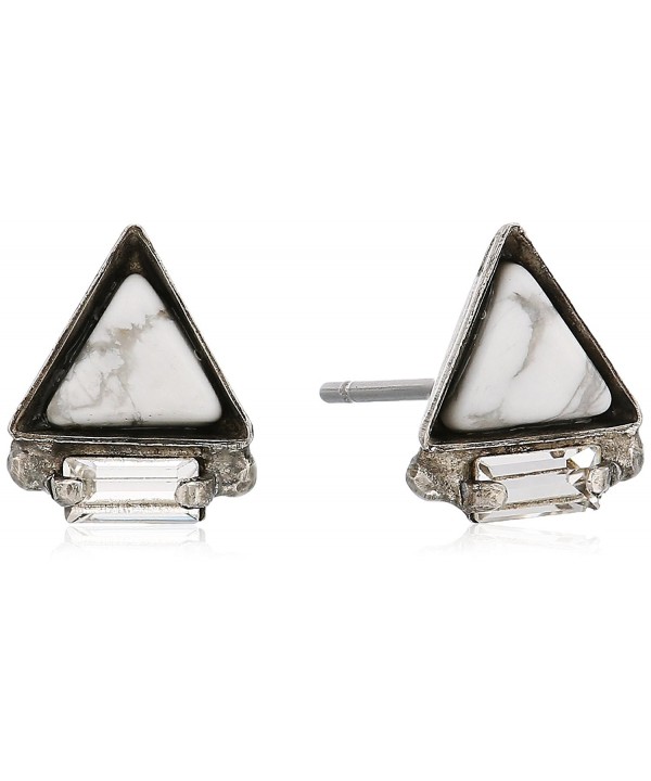 Sorrelli Collection Triangle Semi Precious Earrings