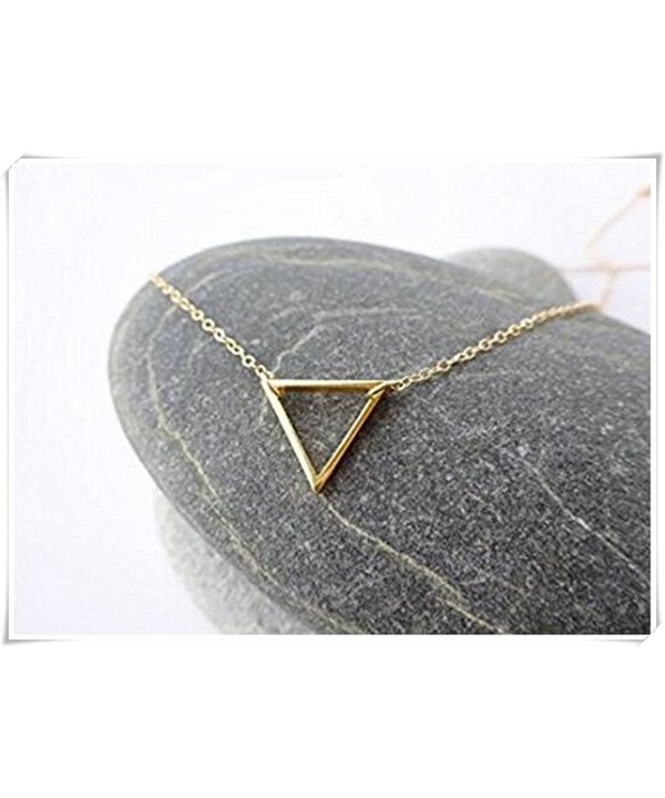 sea maiden Triangle Necklace Delicate Layering