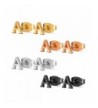 Assorted Stainless Alphabet Earrings Hypoallergenic