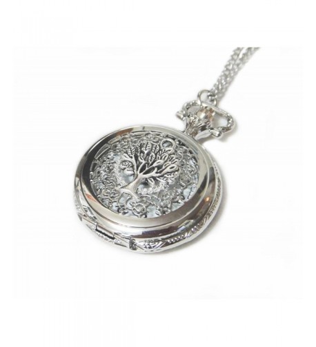 Ornate Silver Pocket Necklace Pendant