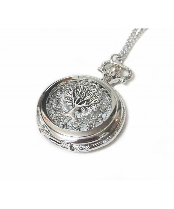 Ornate Silver Pocket Necklace Pendant