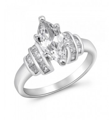 Marquise Solitaire Wholesale Sterling Silver