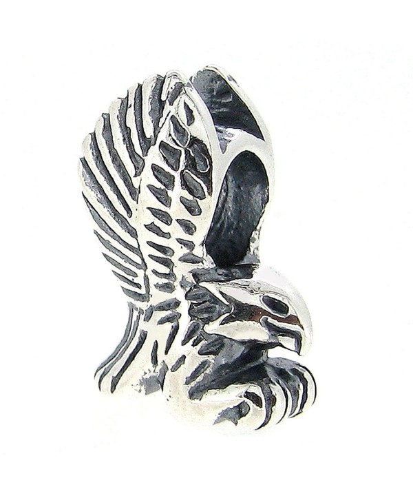 Sterling Silver Eagle European Charm