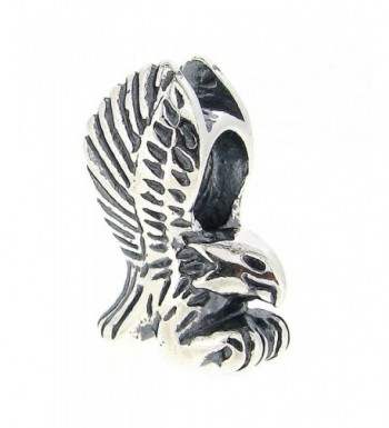 Sterling Silver Eagle European Charm