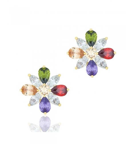 ORROUS Collection Zirconia Colorful Earrings