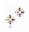 ORROUS Collection Zirconia Colorful Earrings
