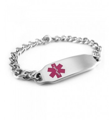 MyIDDr Pre Engraved Customizable Coumadin Bracelet