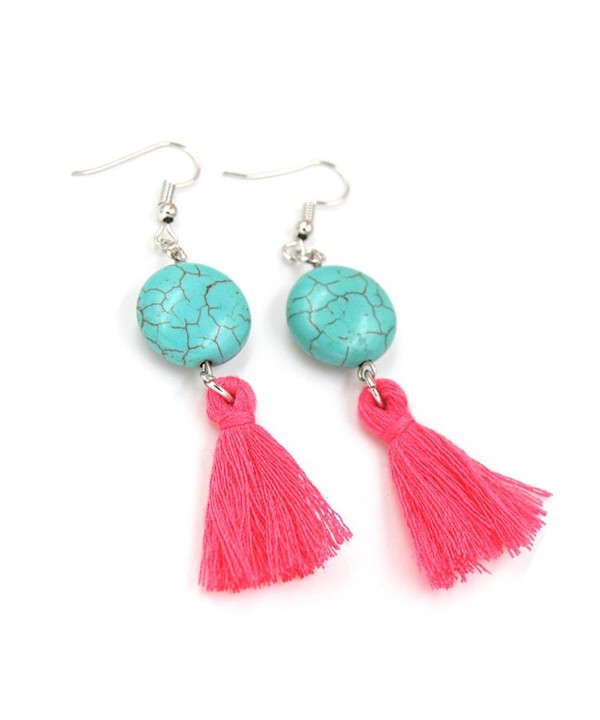 SUNGULF Bohemia Earrings Handwork Turquoise