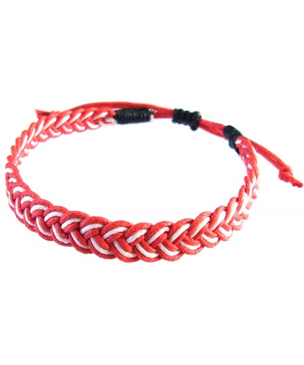 Handmade Fashion Red Wristband Bracelet
