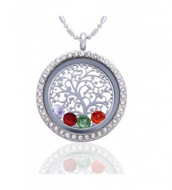 Family Tree Birthstone Necklace Jewelry