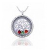 Family Tree Birthstone Necklace Jewelry