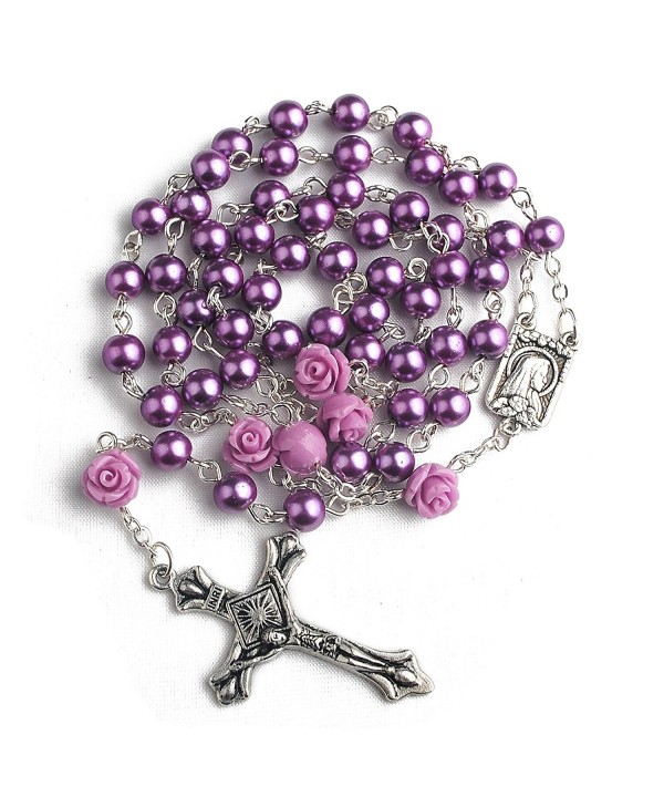 Hedi Purple Color Rosary Facther