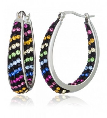 Carly Creations Crystal Striped Earring