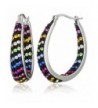 Carly Creations Crystal Striped Earring