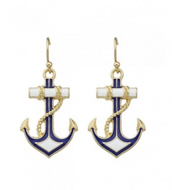 Feelontop Antique Anchor Earrings Jewelry