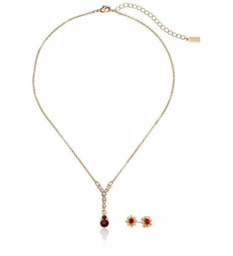 Downton Abbey Gold Tone Simulated Necklace