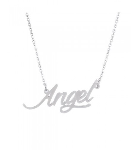 AOLO Silver Angel Stamped Jewelry