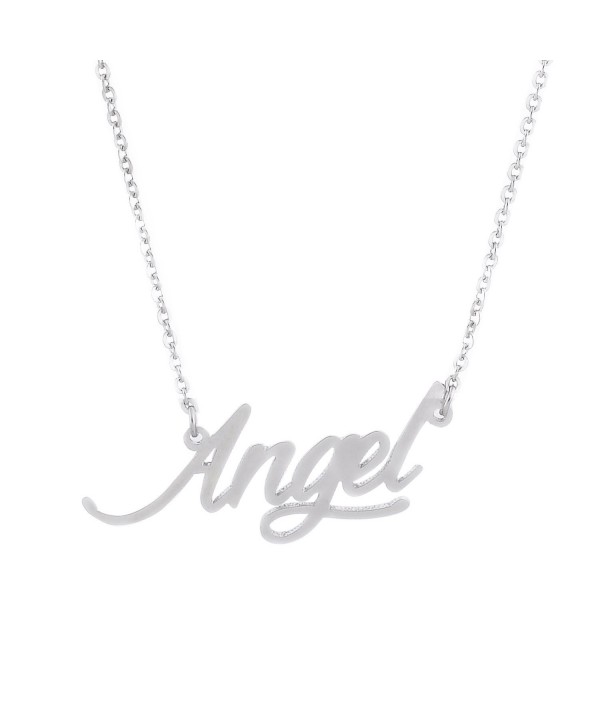 AOLO Silver Angel Stamped Jewelry