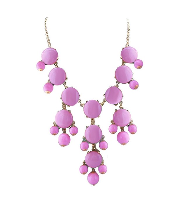 ShinyJewelry Bubble Statement Necklace Pendant