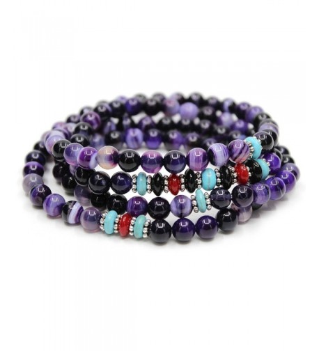 KISSPAT Gemstone Bracelet Variations Amethyst