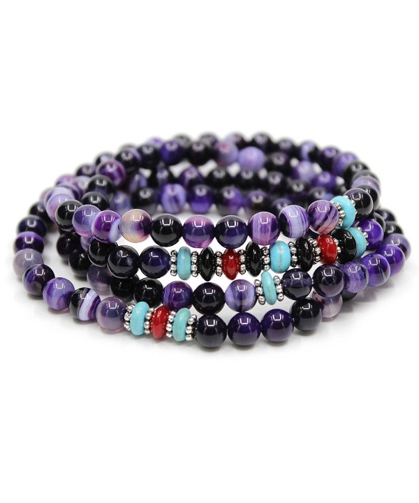 KISSPAT Gemstone Bracelet Variations Amethyst