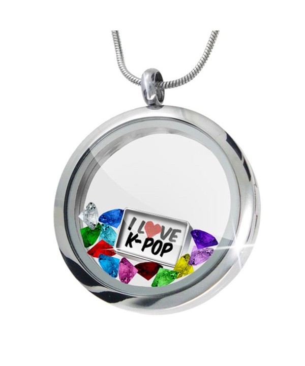 Floating Locket K Pop Crystals Neonblond