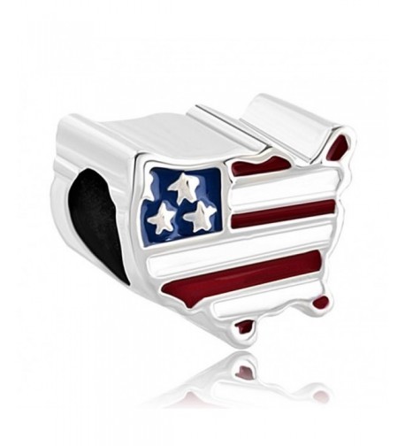 Pugster Patriotic American Country Bracelet