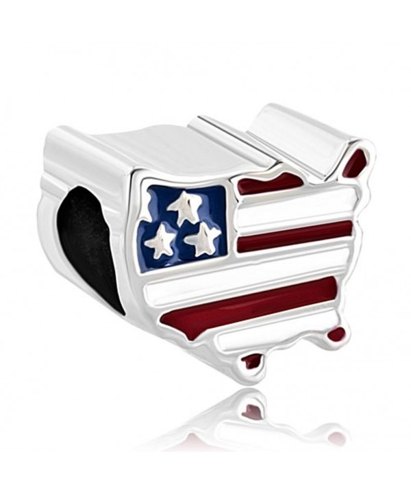 Pugster Patriotic American Country Bracelet