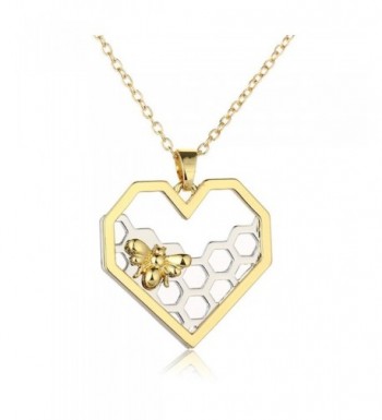 Hexagon Honeycomb Necklace CHUYUN Honeybee