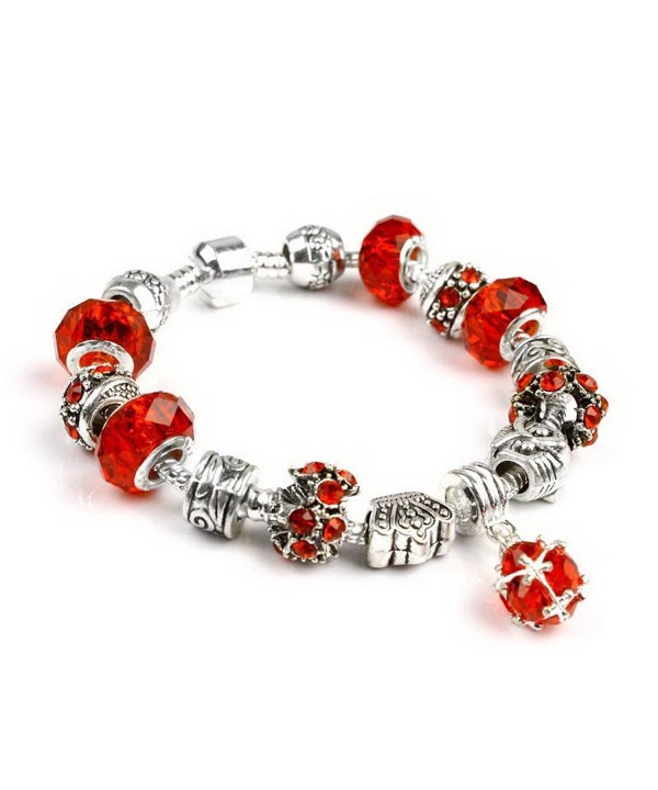 Christmas Shaped Diamond Crystal Bracelet