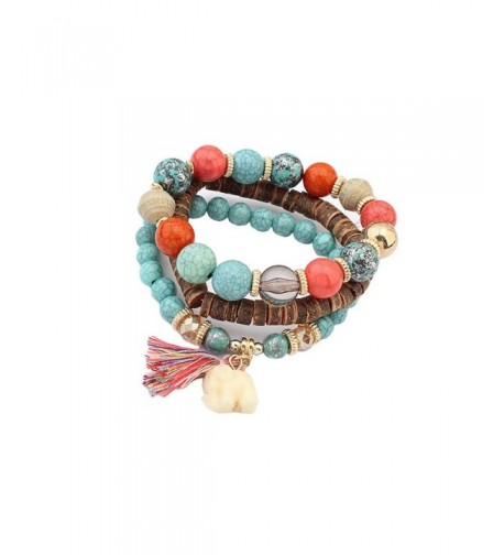 Bohemian Turquoise Elephant Bracelet bl003161 1