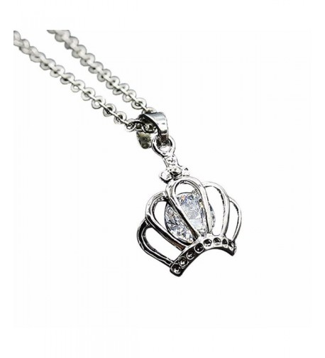 Susenstone Women Diamond Pendant Necklace