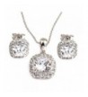 FC JORY Crystal earrings necklaces