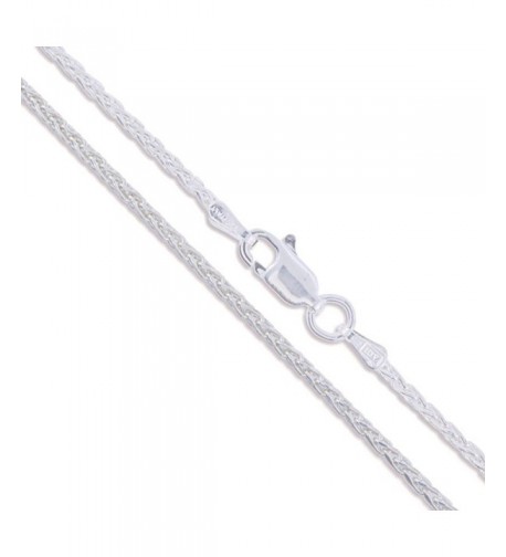 Sterling Silver Diamond Cut Necklace 2280 20