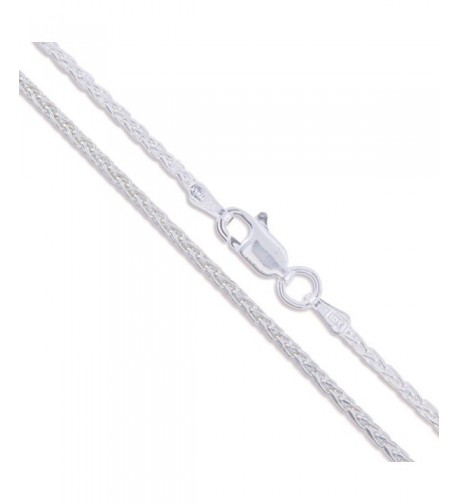 Sterling Silver Diamond Cut Necklace 2280 20