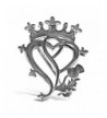 Sterling Silver Luckenbooth Brooch Scottish