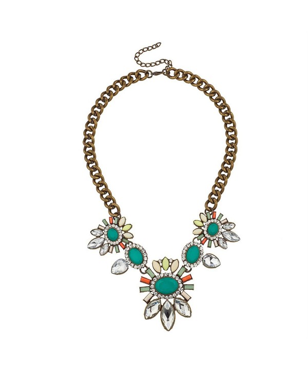 Lux Accessories Synthetic Turquoise Statement Lux Accessories Synthetic Turquoise Statement