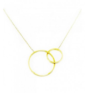 Circles Necklace Layering Standing Goose