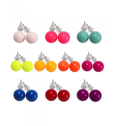 colors Assorted Imitation Earrings Colors