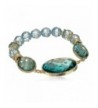 1928 Jewelry Gold Tone Faceted Bracelet