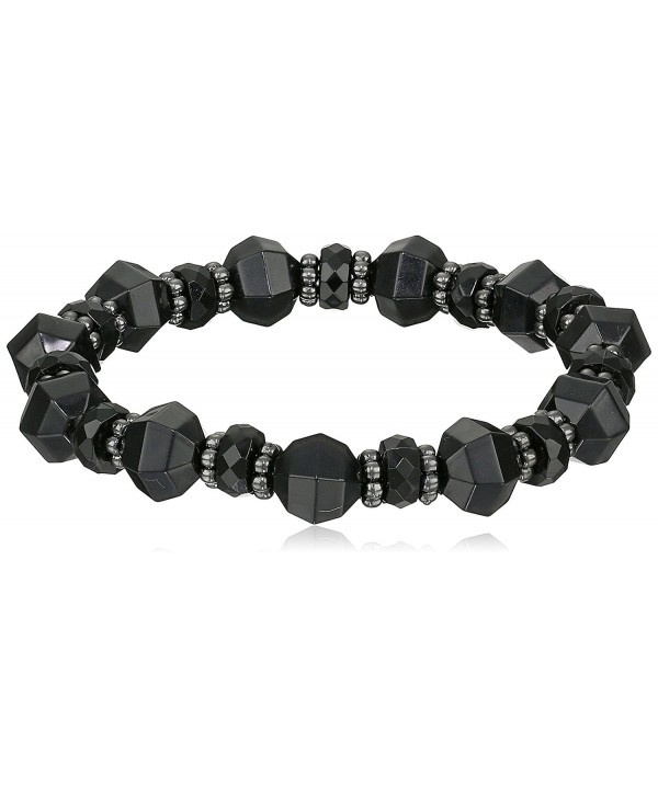 1928 Jewelry Faceted Stretch Bracelet
