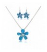 Necklace Filigree Statement Pendant Earrings