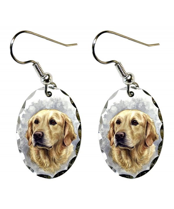 Canine Designs Retriever Scalloped Earrings